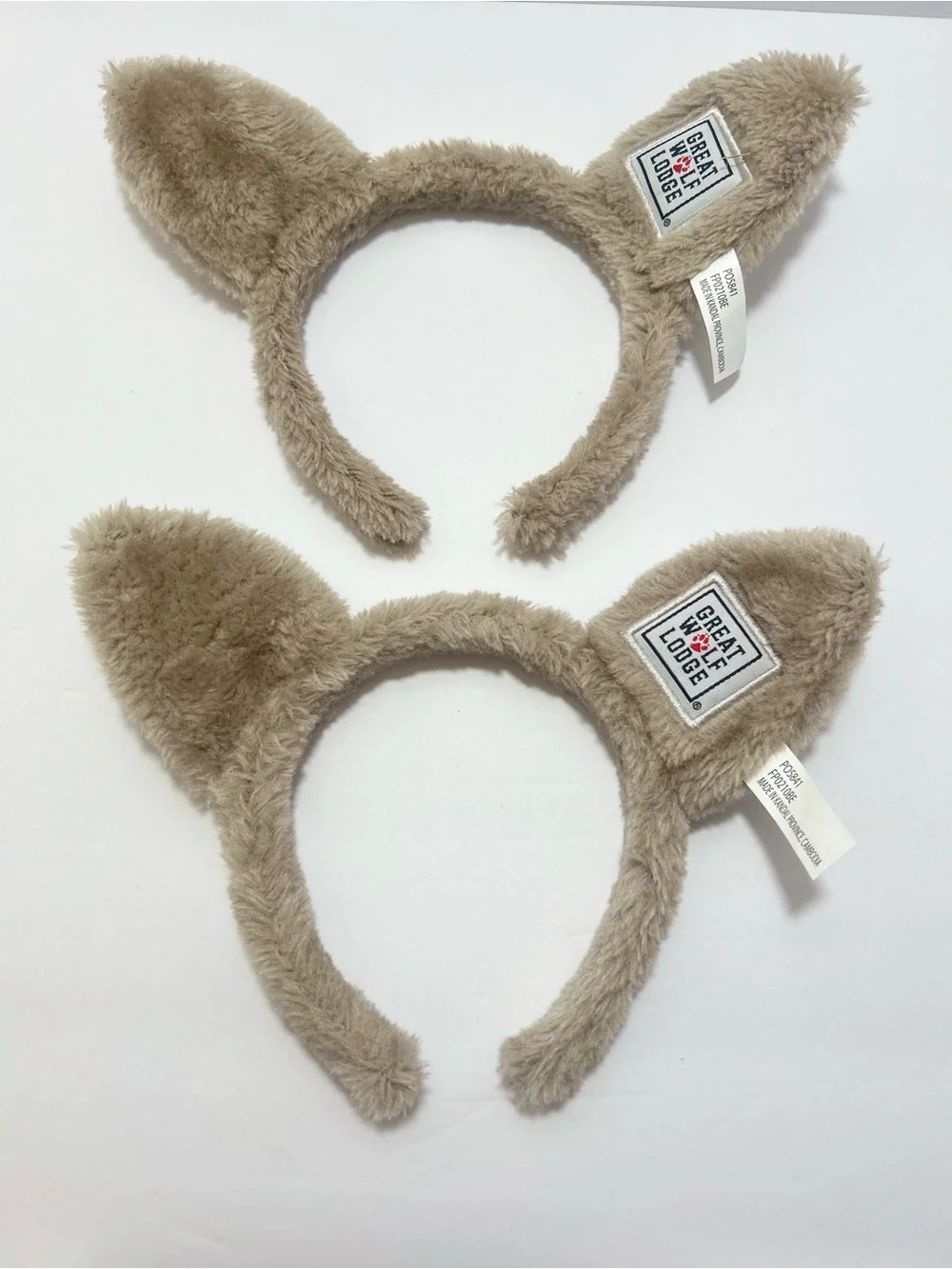 Great Wolf Lodge Ears Lot of 7 Headbands Gray Hat Party Cute Group Grey Wolves